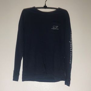 Vineyard Vines long-sleeve whale print tee